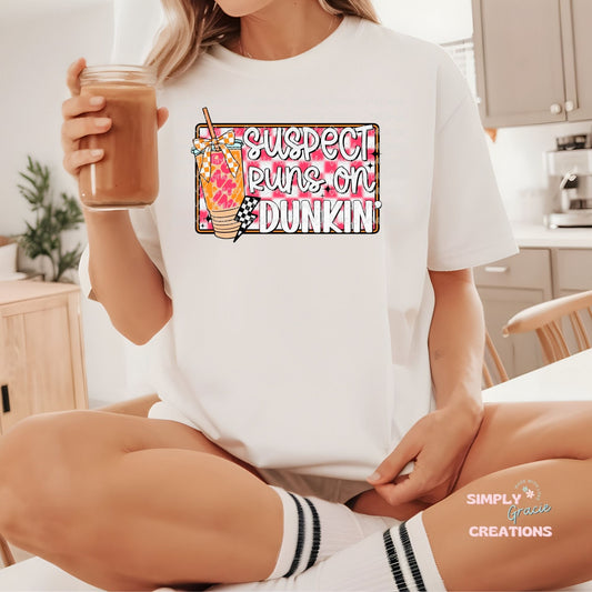 Suspect Runs on Dunkin’ Tee