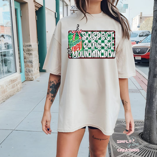 Suspect Runs On Mountain Dew