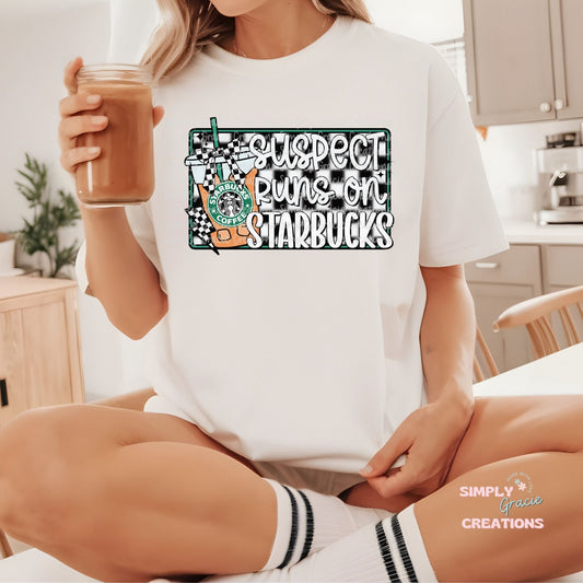 Suspect runs on Starbucks