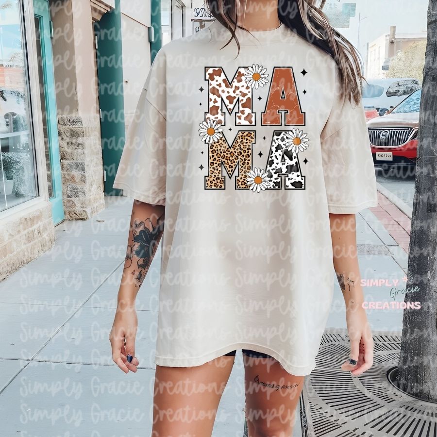 Mama Cow Print