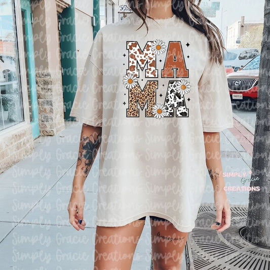 Mama Cow Print