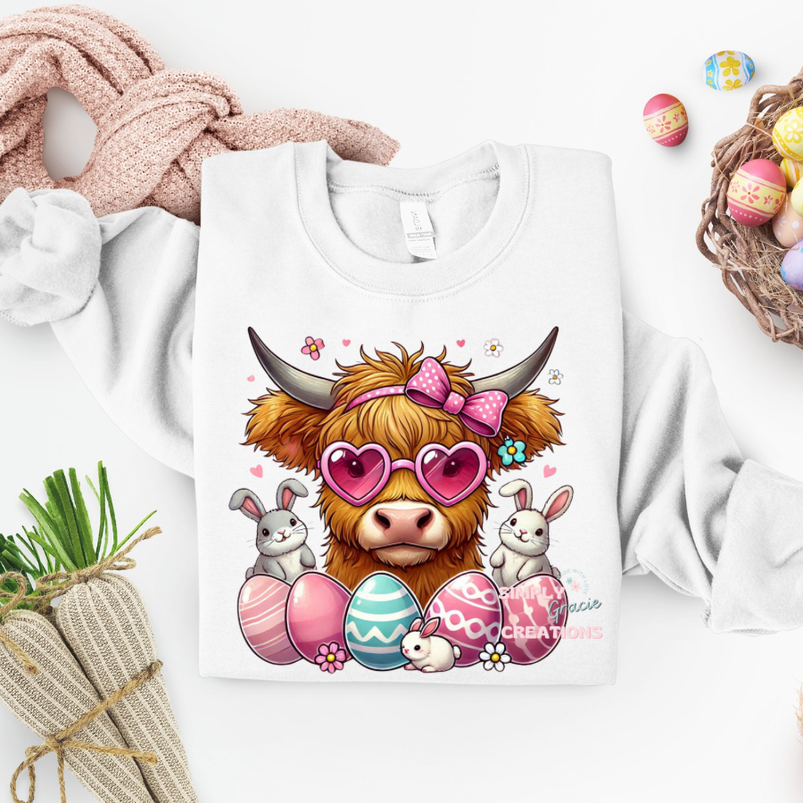Highland Cow Easter