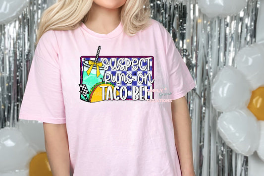 Suspect Runs on Taco Bell